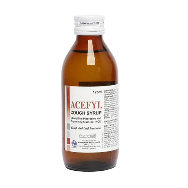 Acefyl Syrup Cough 125ml 87rs