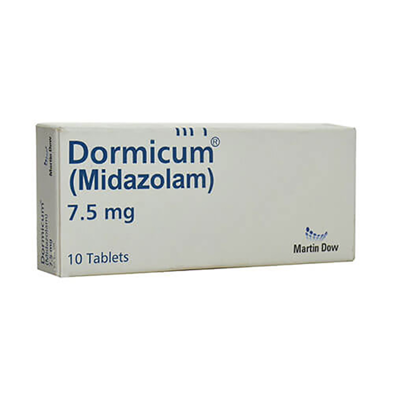 DORMICUM 7.5MG TAB Pack Size X 10 140rs