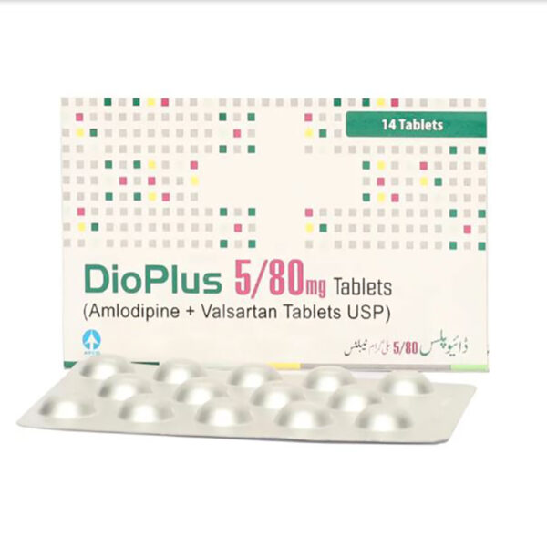 Dio Plus 5 80mg Tablets 312rs
